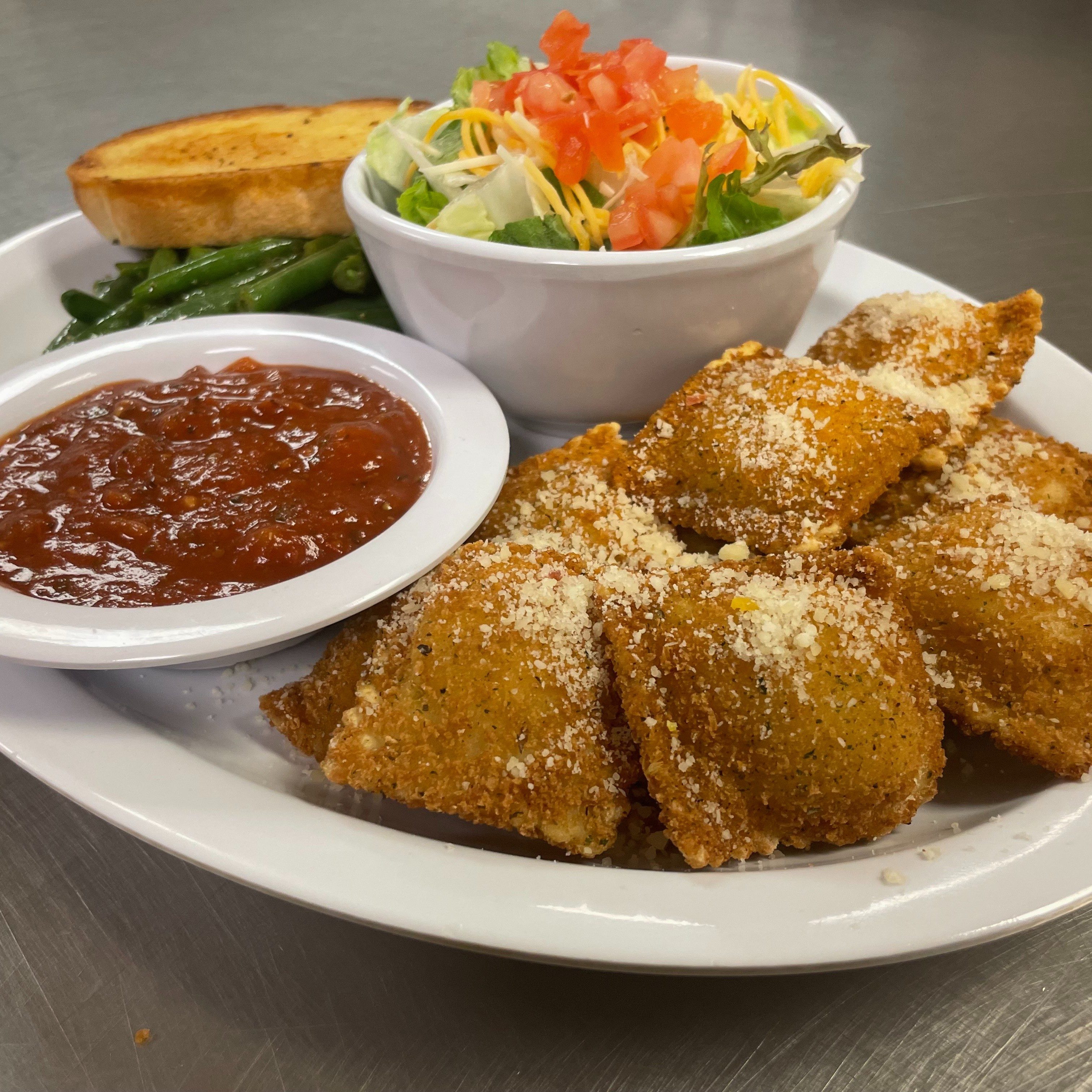 Dinner Feature - St. Louis Style Ravioli.
