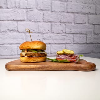 Chipotle Avocado Black Bean Veggie Burger